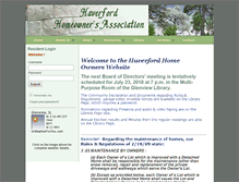 Tablet Screenshot of haverfordhoa.com